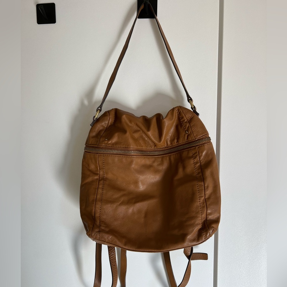 Lucky Brand Leather Backpack Purse